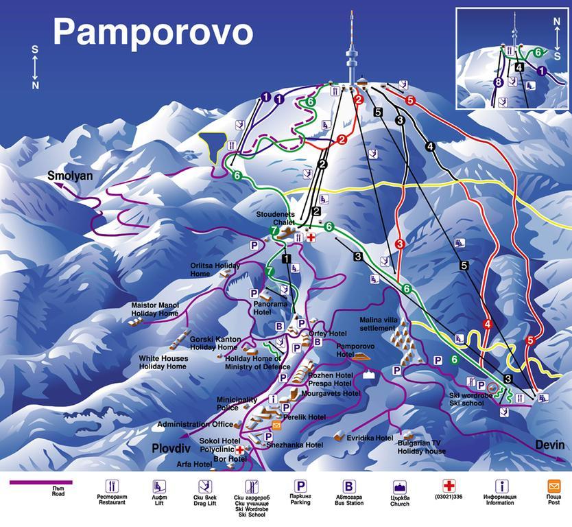 Studio Atlantic Apartment Pamporovo Exterior photo
